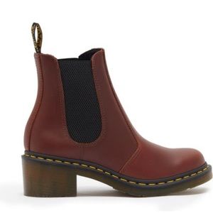 Dr Martens Cadence pull on bootie in brown.